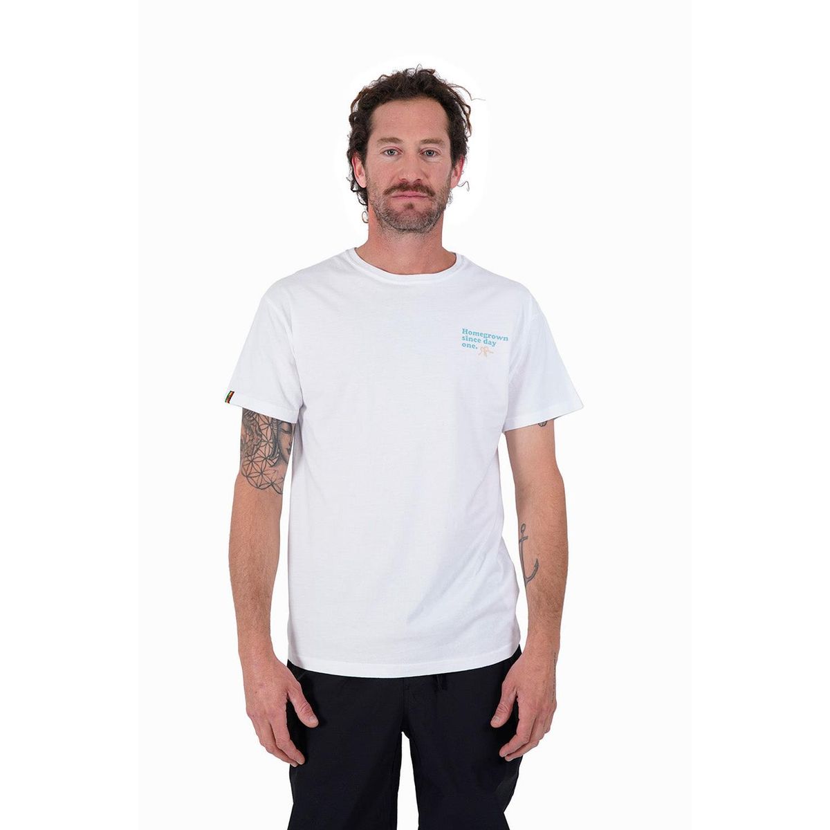 KAYA UNITE - Polera Hombre Stuff Blanca