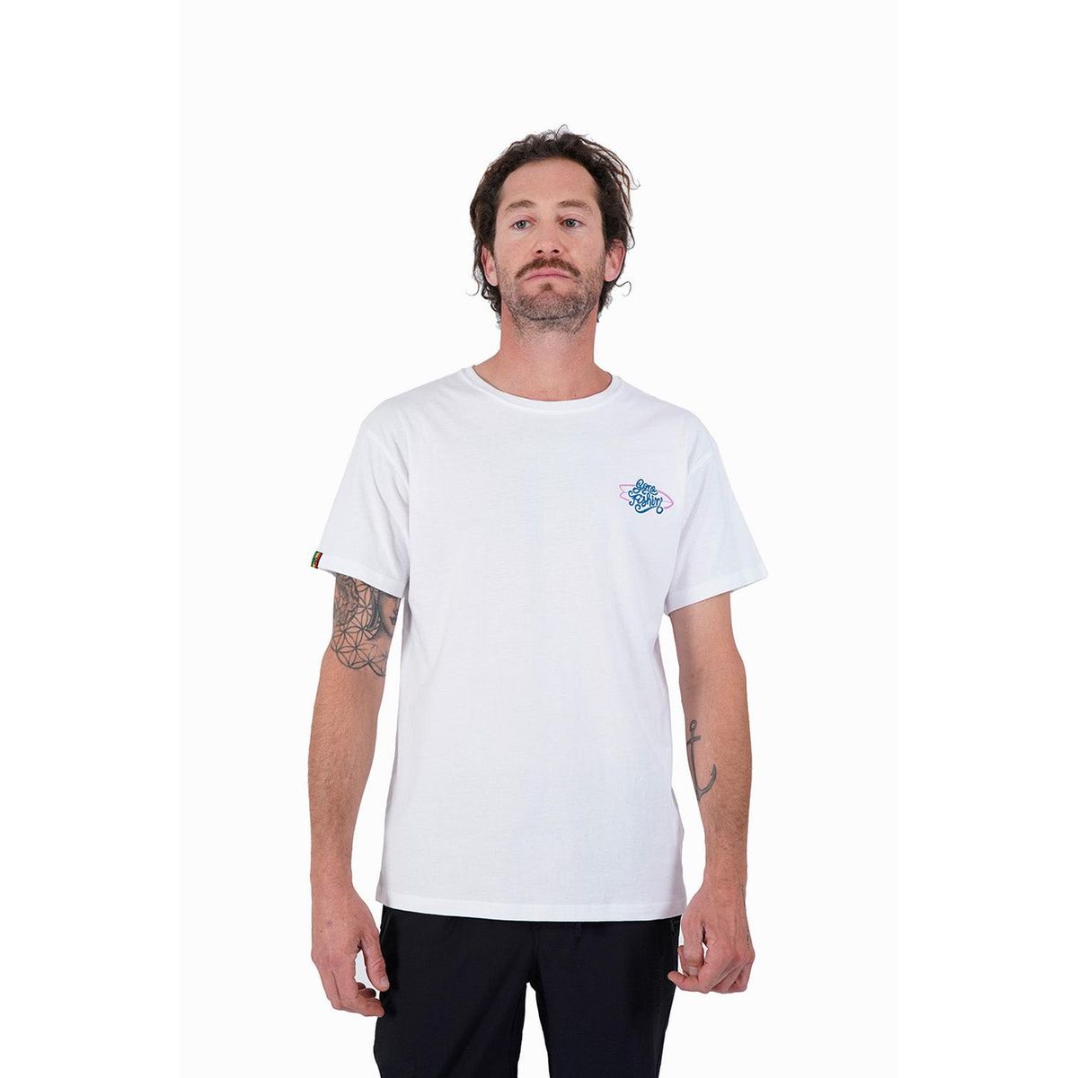 KAYA UNITE - Polera Hombre Fishin Blanca