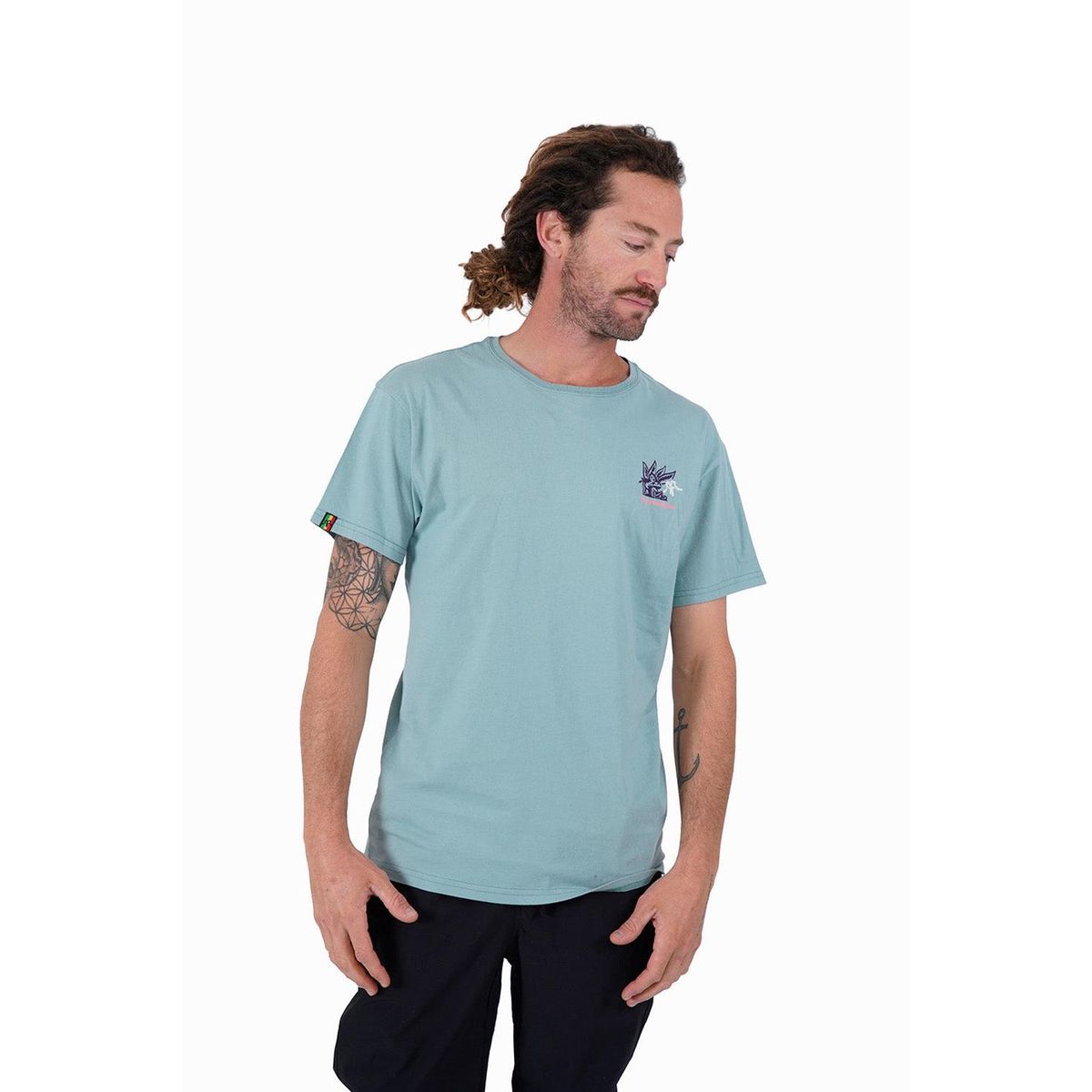 KAYA UNITE - Polera Hombre Fellas Soft Verde