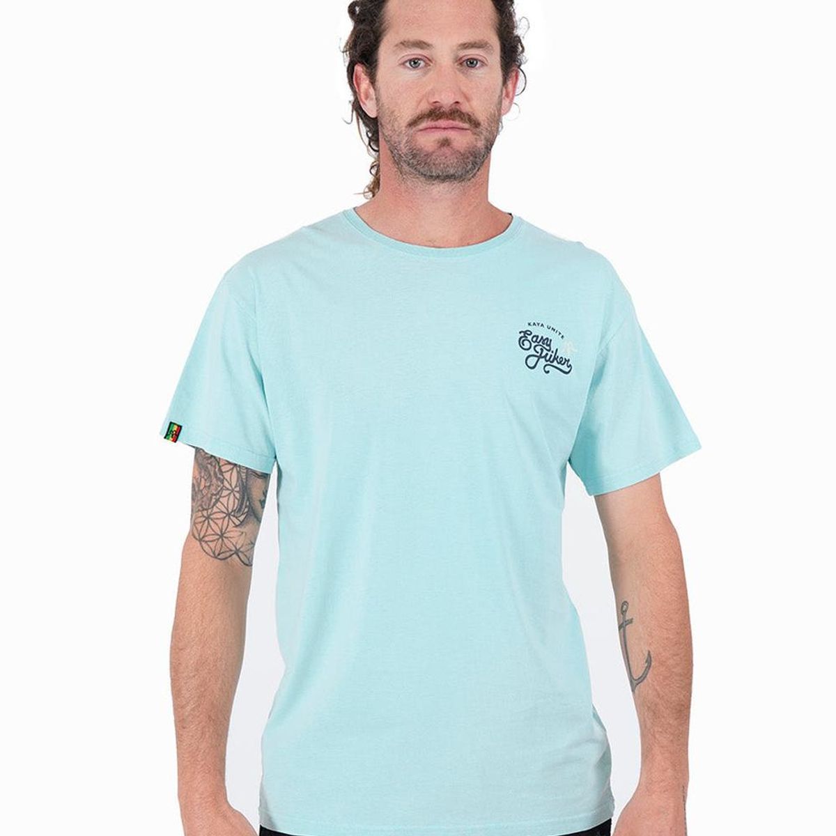 KAYA UNITE - Polera Hombre Later Turquesa