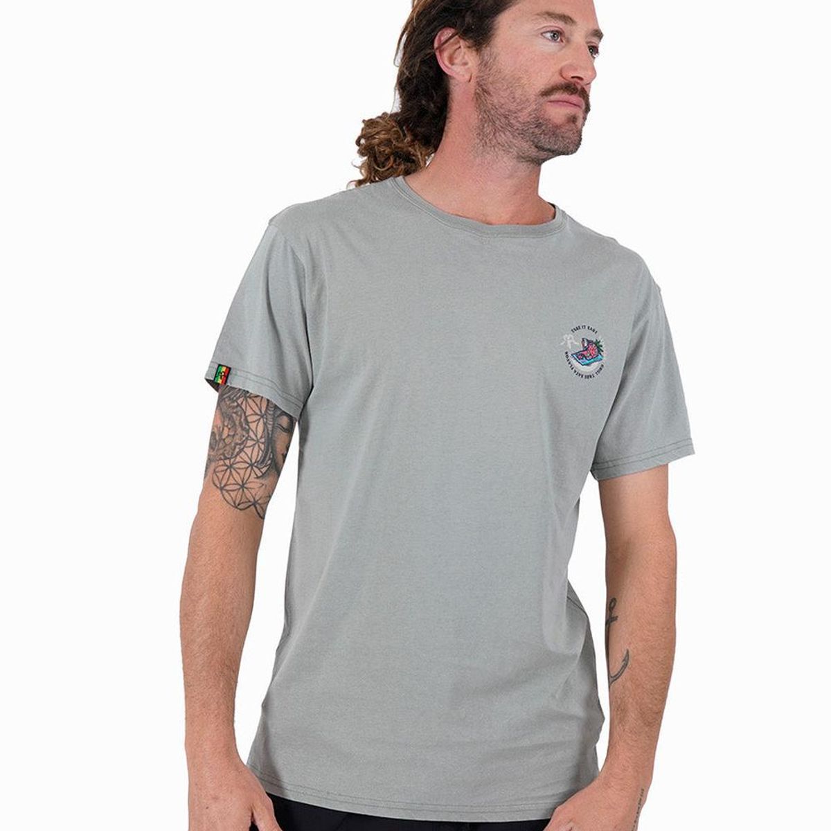 KAYA UNITE - Polera Hombre Berry Oliva