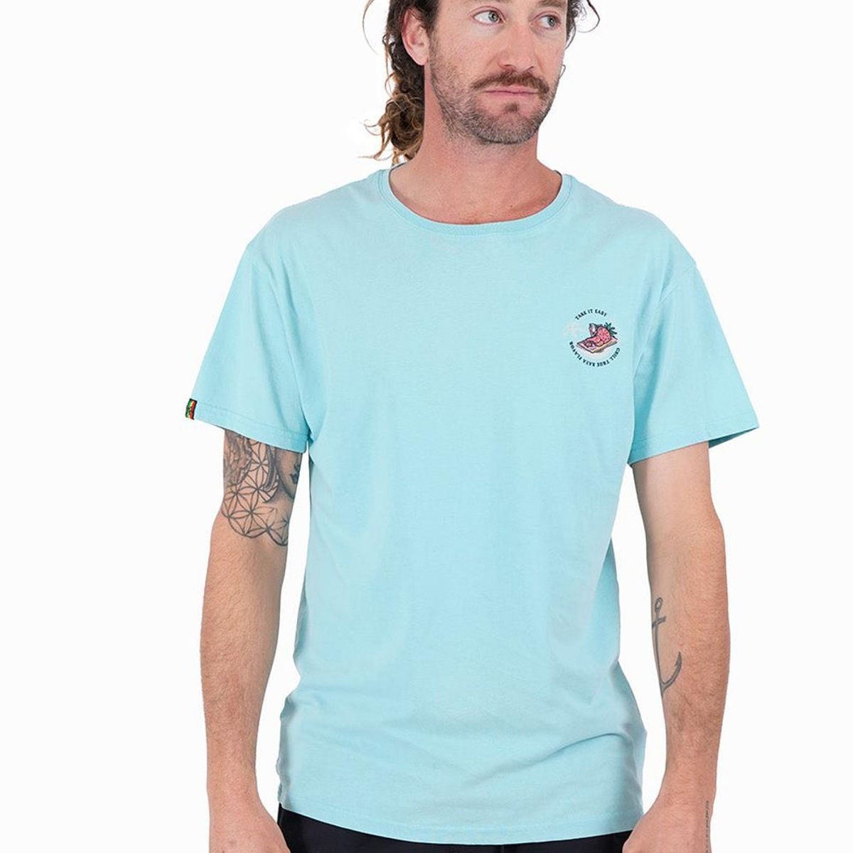 KAYA UNITE - Polera Hombre Berry Calipso