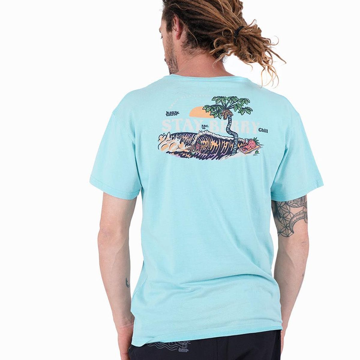 KAYA UNITE - Polera Hombre Berry Calipso