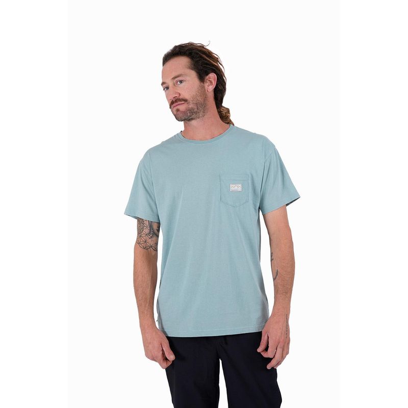 KAYA UNITE - Polera Hombre Daily Woven Soft Verde