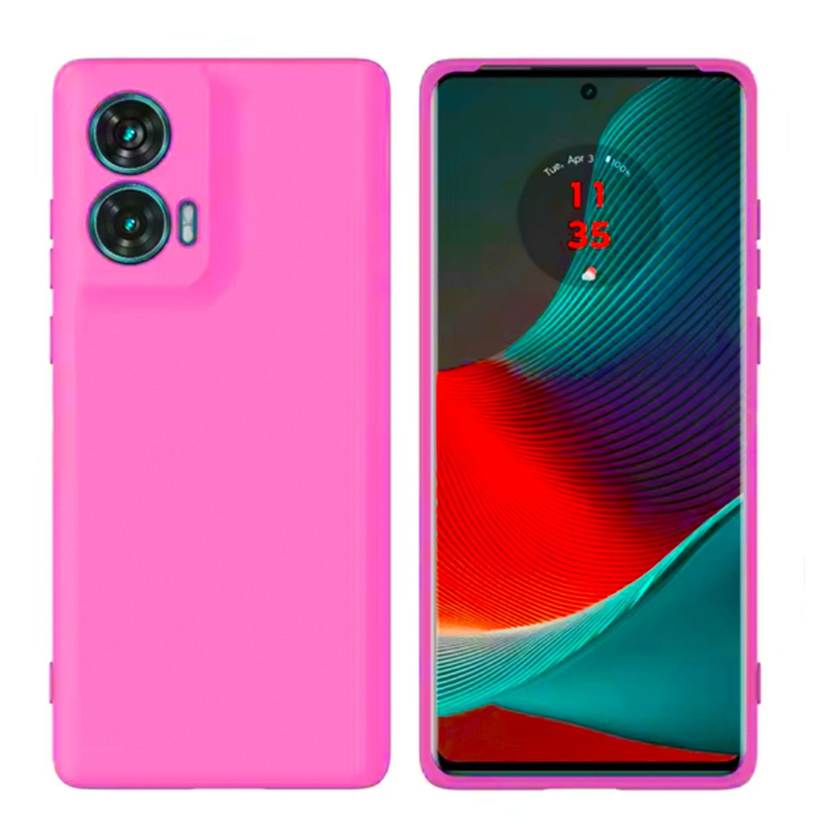 JOIGO - Carcasa Funda Para Motrola Edge 50 Fusion Fucsia.