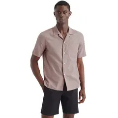 DOCKERS - Camisa Hombre Camp Regular Fit Morado
