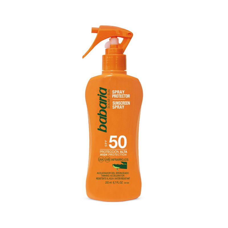 BABARIA - Spray Protector Solar Aloe SPF 50