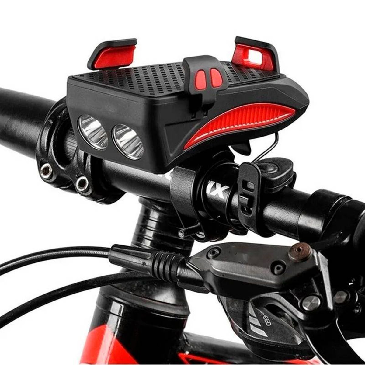 COPY AIR - Soporte Linterna Y Sirena Para Celular 4 En 1