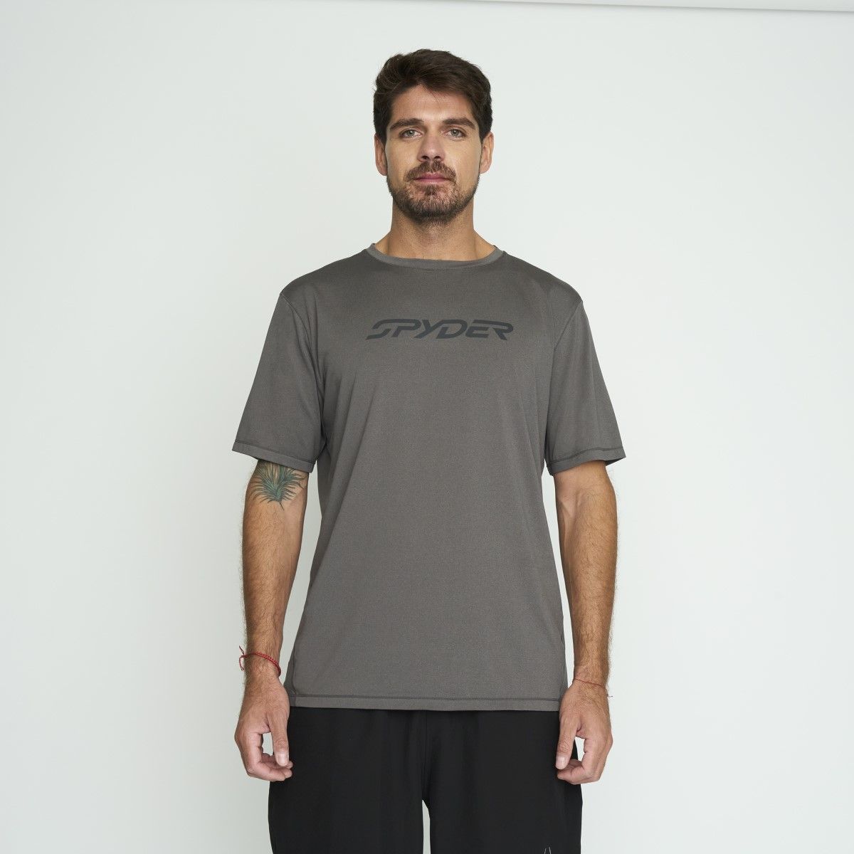 SPYDER - Polera Entrenamiento Hombre Spyder Gris