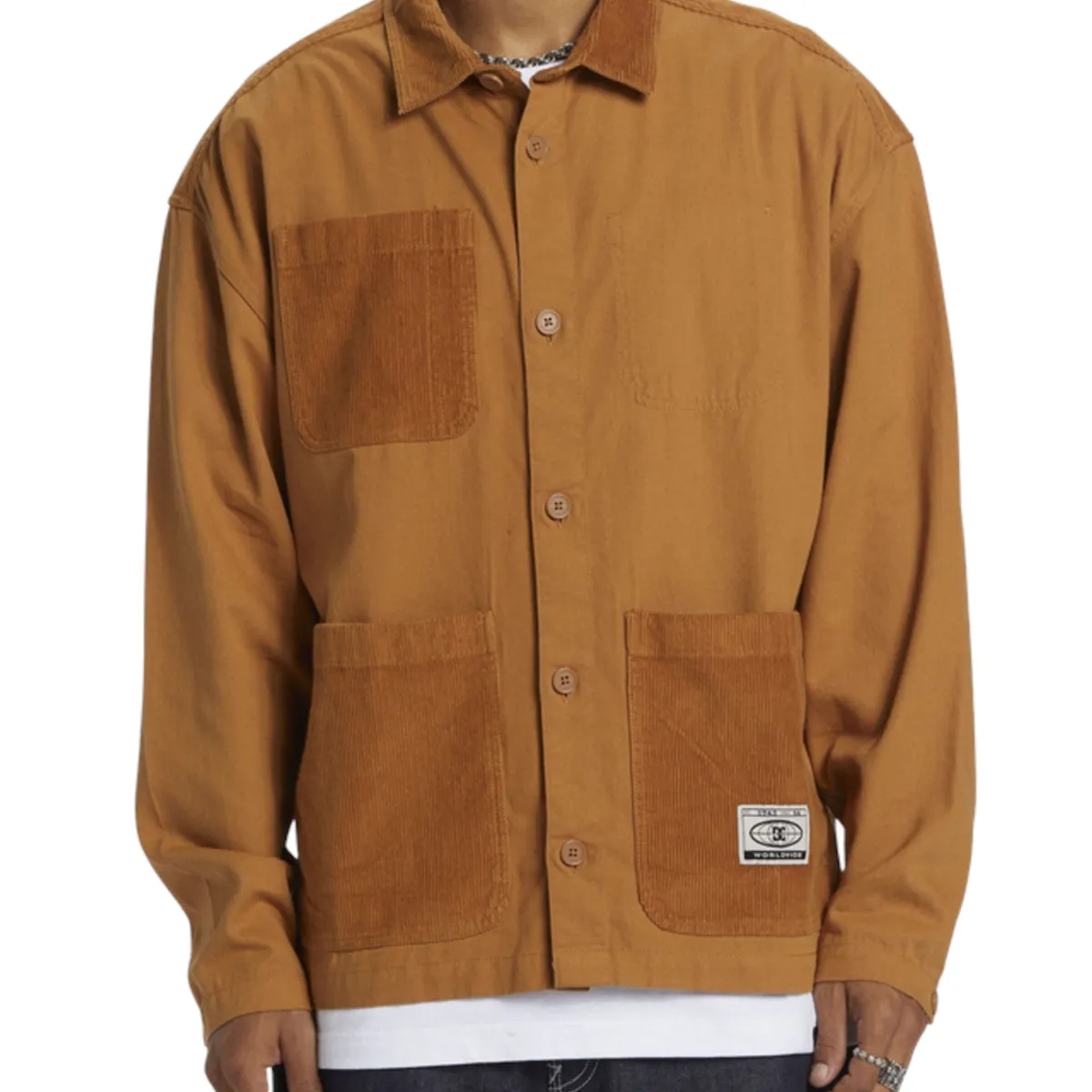 DC SHOES - Camisa Hombre Juncture Marrón DC