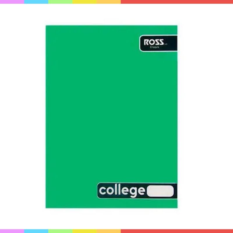 GENERICO - Pack 10 Cuadernos College Ross Caligrafia Vertical 80hjs