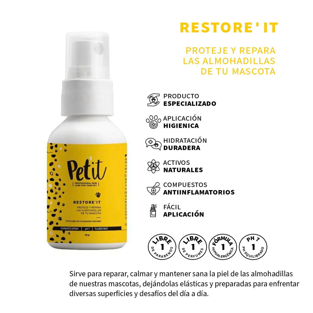 PETIT - Pet It Protector de Almohadillas Restore It 30gr