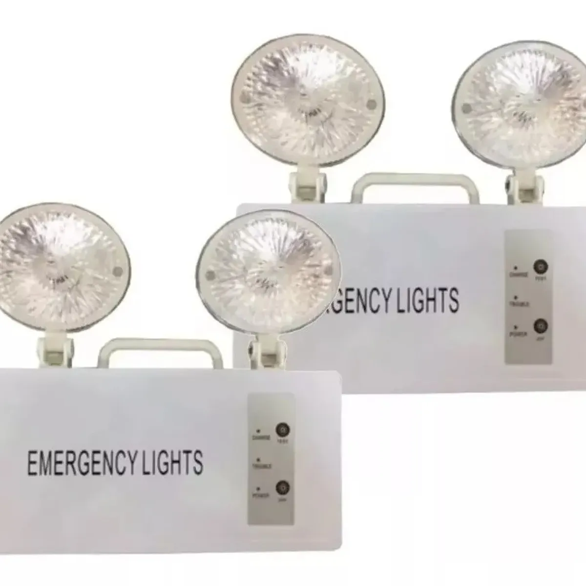 GENERICO - Pack 2 Lampara Luz Led Emergencia Recargable Automatica