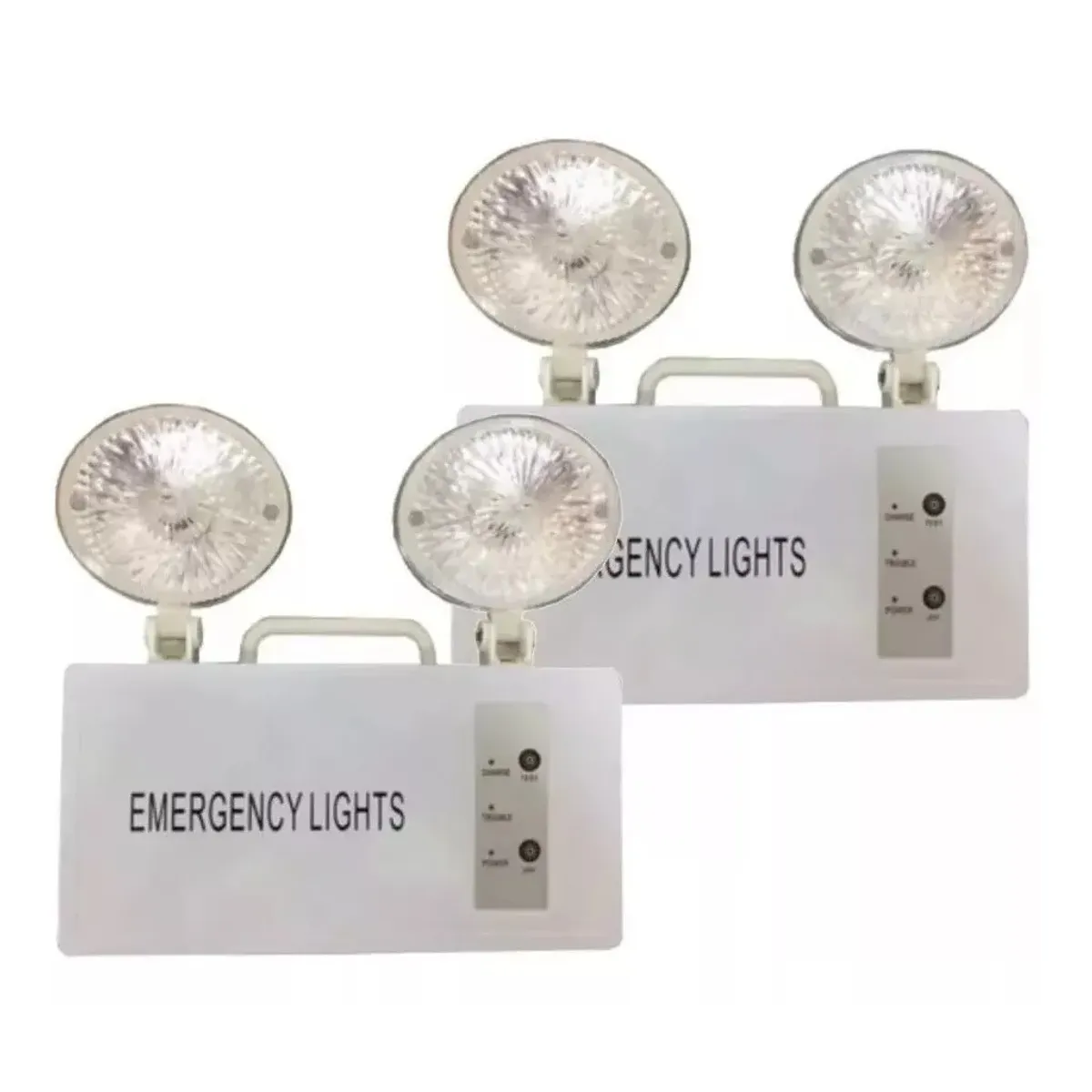 GENERICO - Pack 2 Lampara Luz Led Emergencia Recargable Automatica