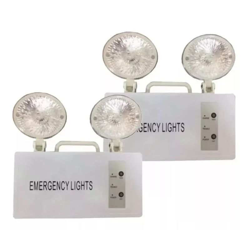 GENERICO - Pack 2 Lampara Luz Led Emergencia Recargable Automatica