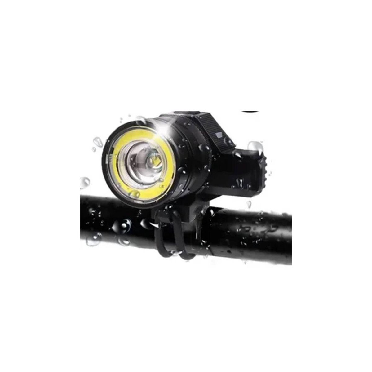 GENERICO - Luz Delantera Recargable para Bici con Zoom