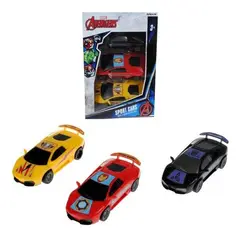 GENERICO - Autos Deportivos Avengers Pack De 3