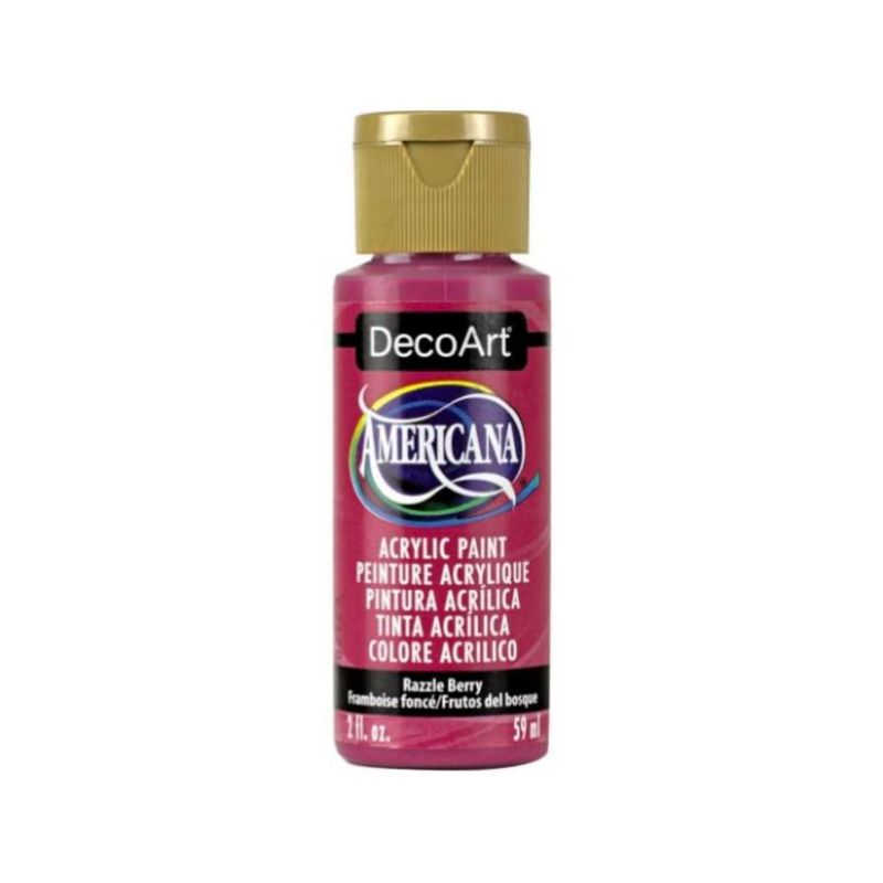 DECOART - Pintura Acrílica DecoArt Razzle Berry DA276 Rosado 59 ml