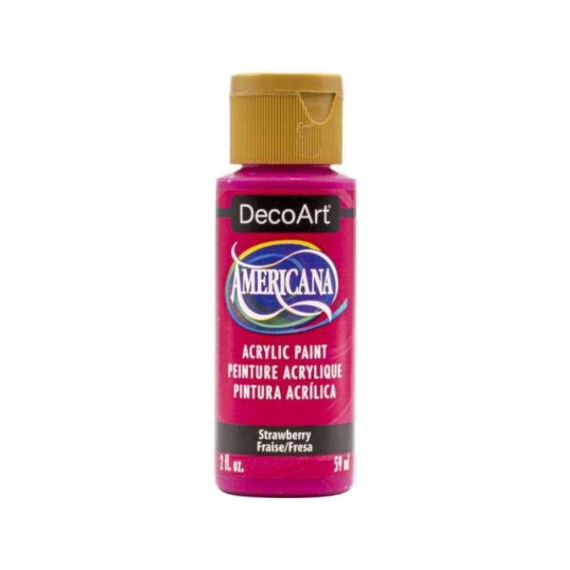 DECOART - Pintura Acrílica DecoArt Strawberry DA416 Rosado 59 ml