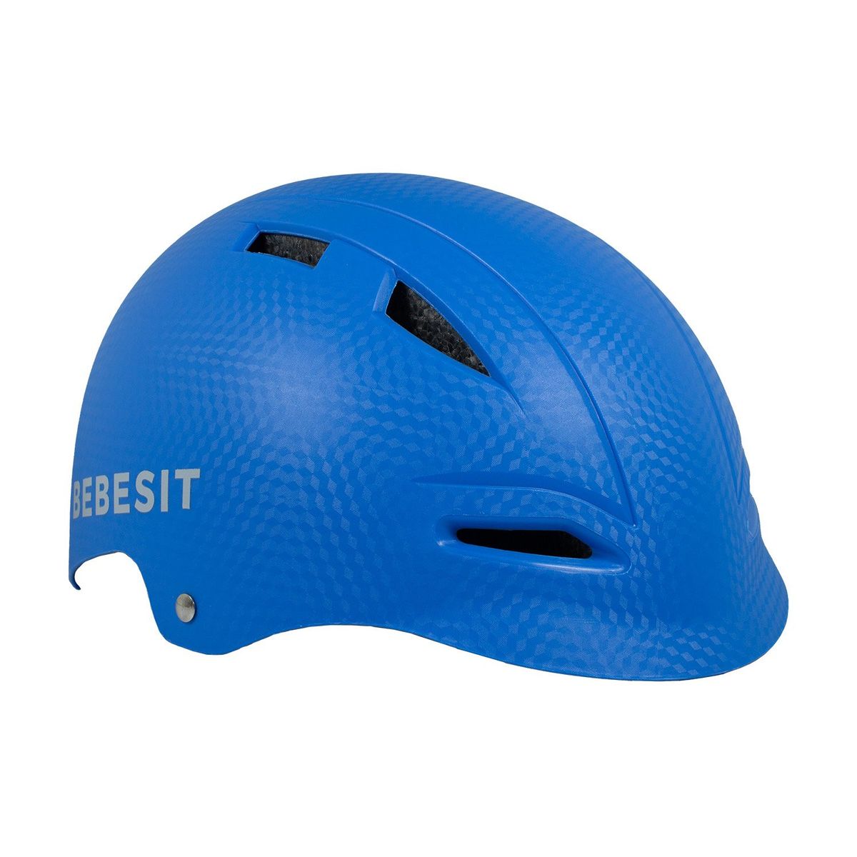 BEBESIT - Casco Bicicleta Regulable Certificación Europea Niño Niña Azul