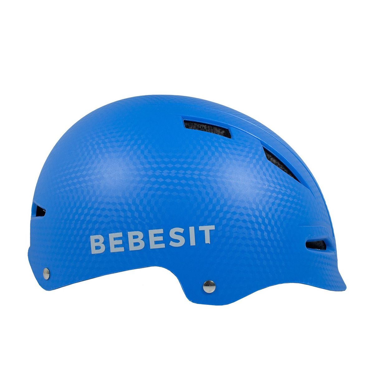 BEBESIT - Casco Bicicleta Regulable Certificación Europea Niño Niña Azul