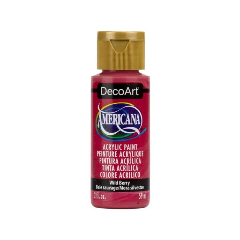 DECOART - Pintura Acrílica DecoArt Wild Berry DA362 Rosado 59 ml
