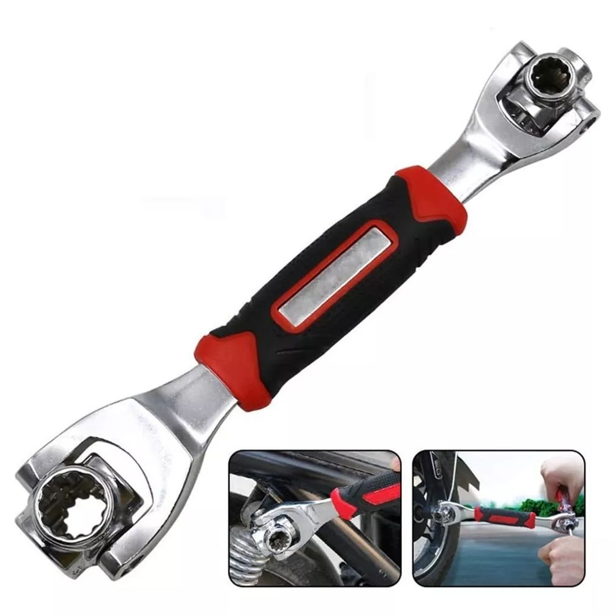 GENERICO - Llave Multiusos 48 En 1 Con Giro De 360 Grado.llave Tigre