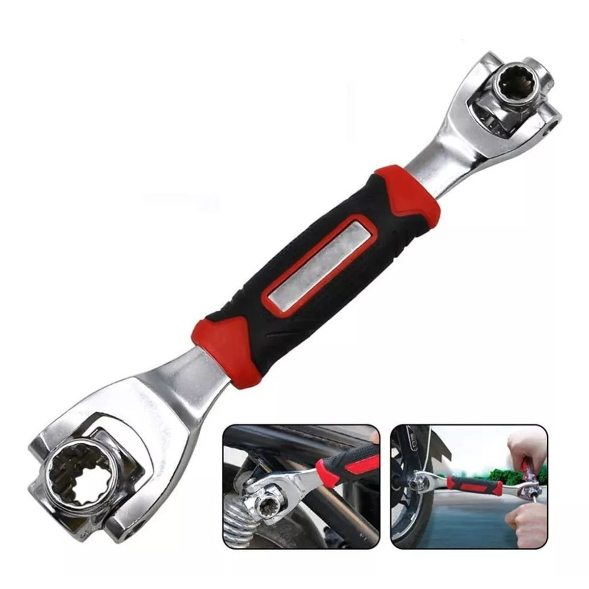 GENERICO - Llave Multiusos 48 En 1 Con Giro De 360 Grado.llave Tigre