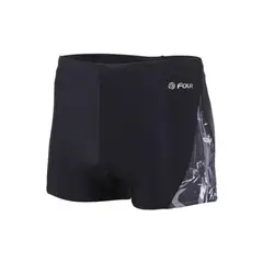 FOUR - Traje de Baño Hombre Boxer - Negro - Negro - L