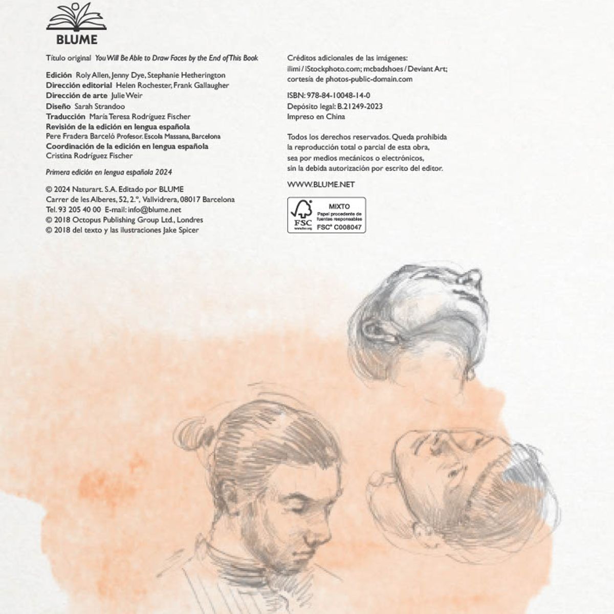 BLUME - Cuando haya leído este libro ¡sabrá dibujar caras!