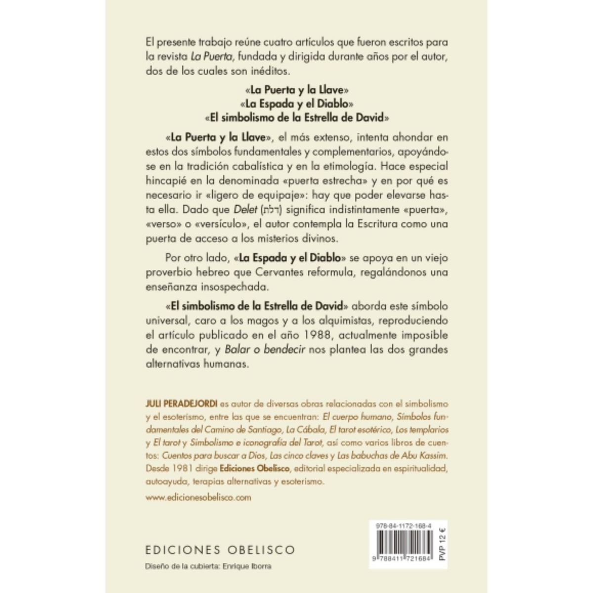 EDICIONES OBELISCO - La puerta y la llave