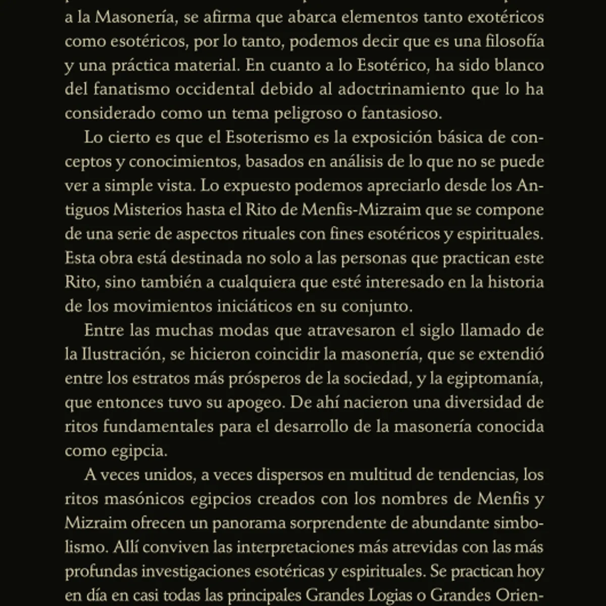 EDICIONES OBELISCO - La masonería esotérica