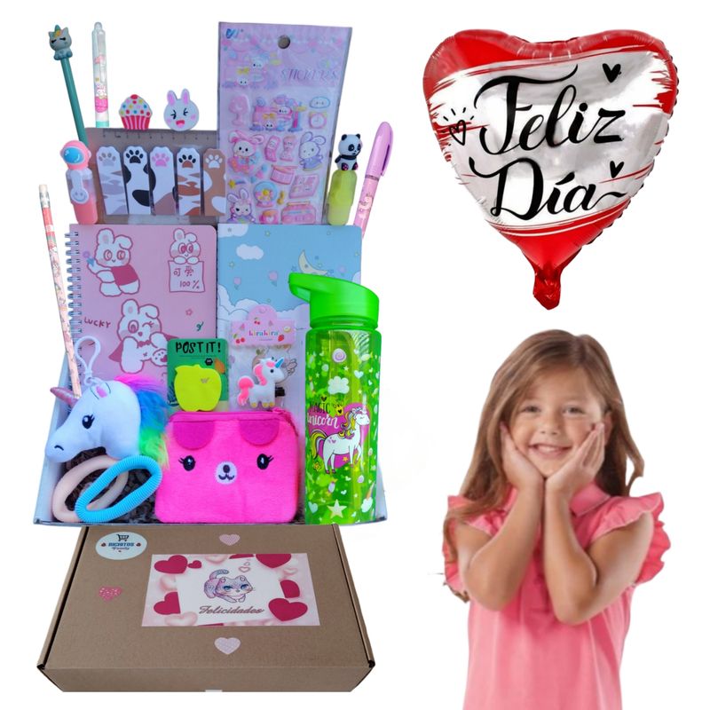 GENERICO - Pack libretas kawaii A5 regalo para niñas papelería
