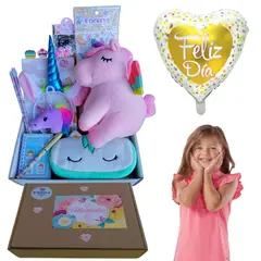 GENERICO - Pack unicornio de peluche más accesorios regalo kawaii