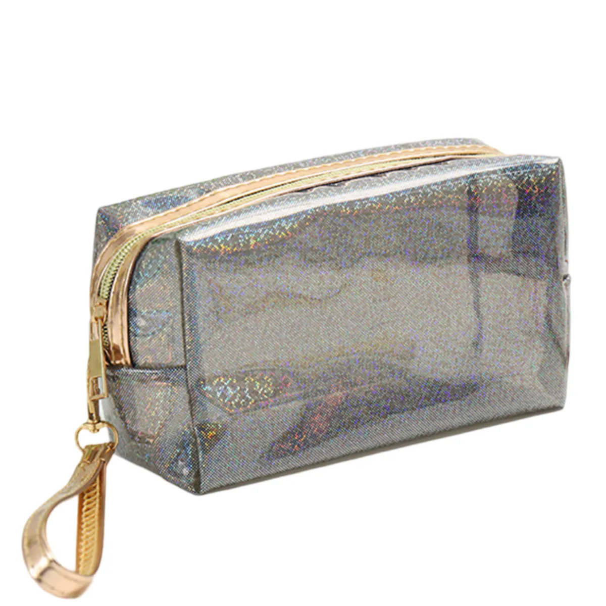 GLORIAHOON - Cosmetiquero Maquillaje Square Pu Transparente Gloriahoon