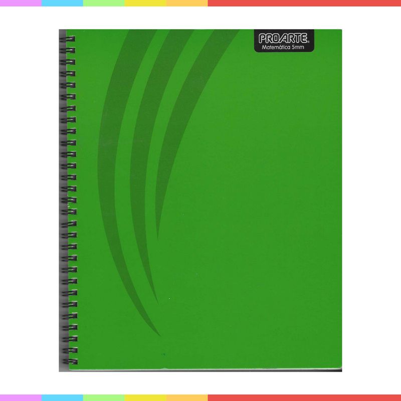 PROARTE - Set 10 Cuadernos Universitario Proarte 5mm 100hjs