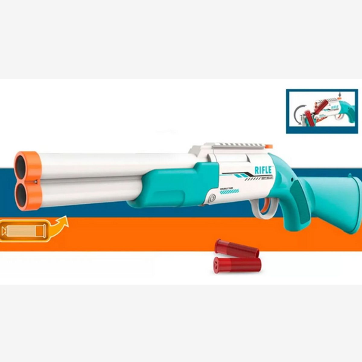 GENERICO - Juguete Lanzador Escopeta Dardos Compatible Con Nerf