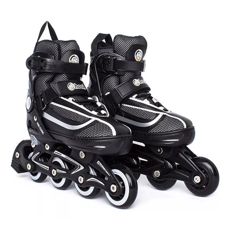GENERICO - Patines En Linea Hook Fitness Extensible Cuero Sintetico XS