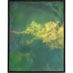 GENERICO - Cuadro abstracto verde 90x70