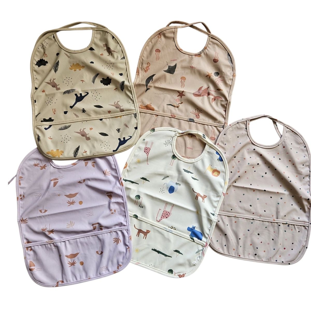 GENERICO - Baberos impermeables Puntos