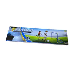 GENERICO - Arco de futbol 120x92x79cm Malla Pelota e inflador