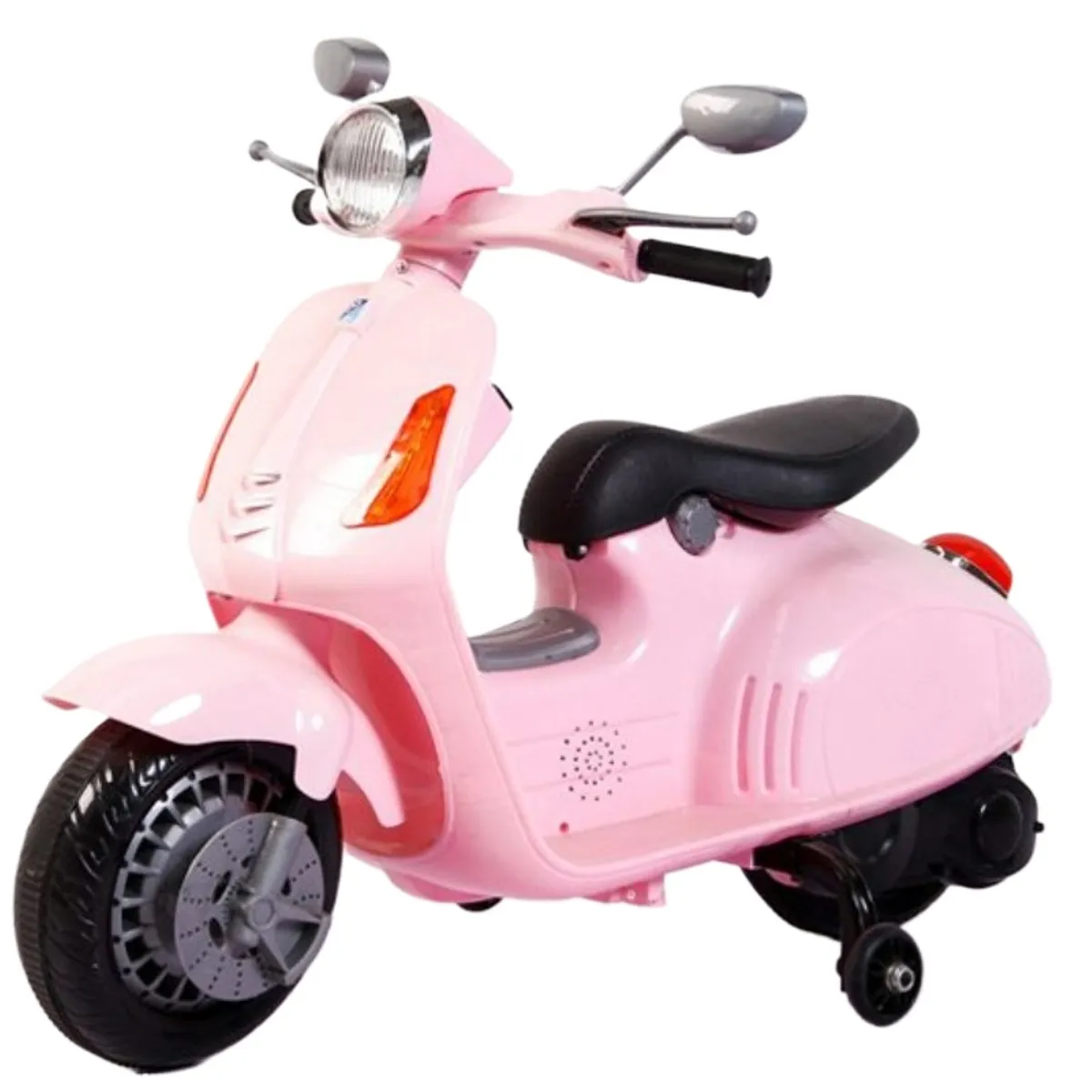 U BUY - Moto eléctrica infantil dos ruedas recargable batería rosa