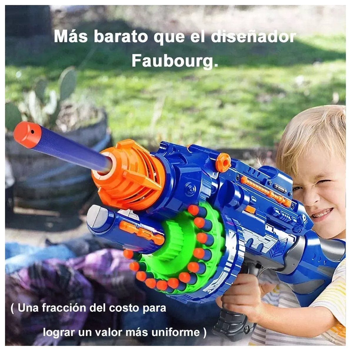 KUANGYE - 400 Balas Dardos Para Nerf Dardos Espuma de Juguete Azul