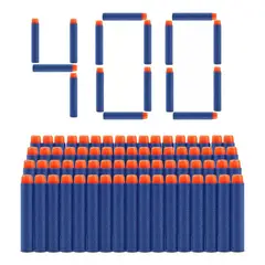 KUANGYE - 400 Balas Dardos Para Nerf Dardos Espuma de Juguete Azul