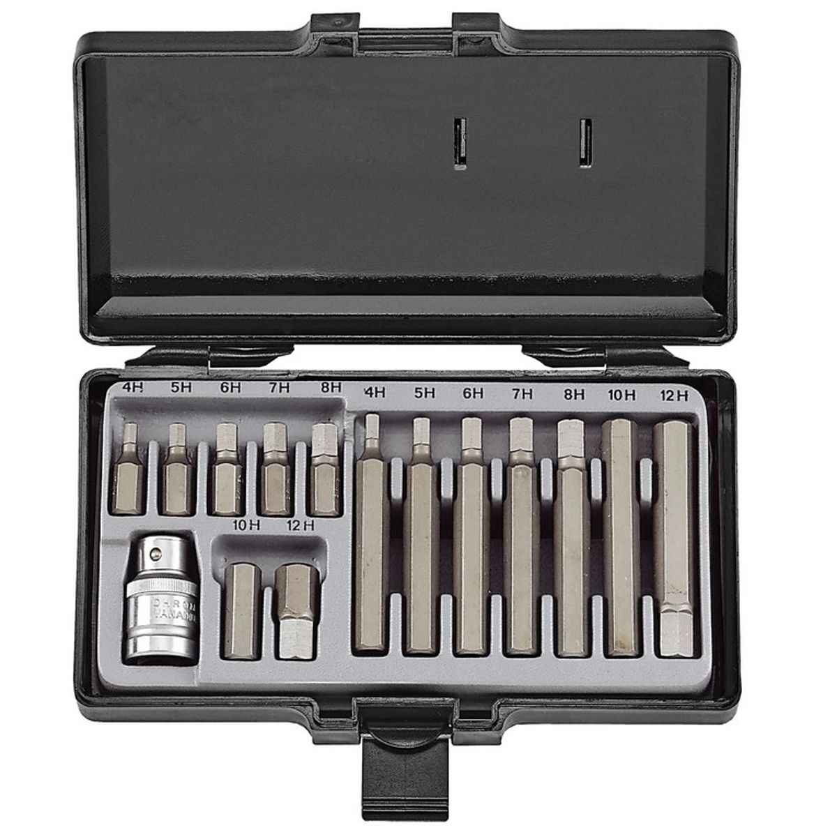 FORCE - Juego De Puntas Allen 4 a 12mm 15 piezas Toma 1/2" 4155 Force