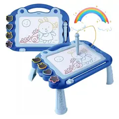 KUANGYE - Tablero Juego Pizarra Magica Con Soporte Para Niños 4 Sello