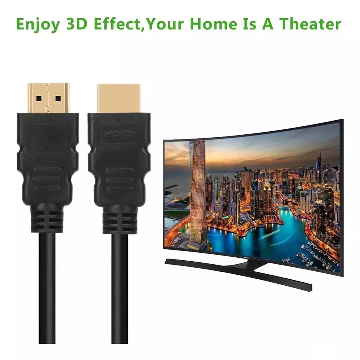 KUANGYE - Cable Hdmi 1. 4 Ethernet Blindado 20 Metros 1080p Kuangye