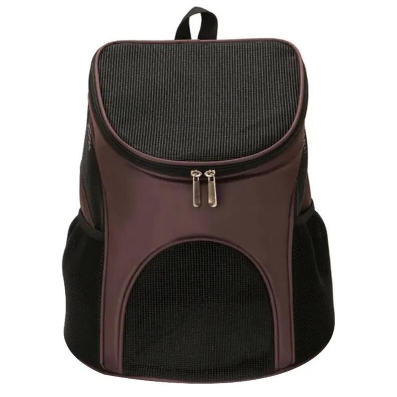 GENERICO - Bolso Mochila Transportador Para Perros Y Gatos Cafe