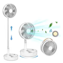 GENERICO - Ventilador Portátil Recargable USB Altura Ajustable