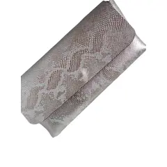 JARDIN DEL ESTE - Cartera de cuero Peltre
